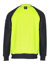 Load image into Gallery viewer, 8455 Two-Tone HiVis Crewneck Sweatshirt