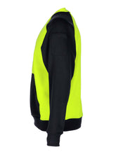 Load image into Gallery viewer, 8455 Two-Tone HiVis Crewneck Sweatshirt