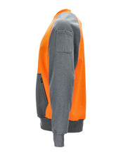 Load image into Gallery viewer, 8455 Two-Tone HiVis Crewneck Sweatshirt