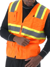 Load image into Gallery viewer, 8636 Orange Safety Vest