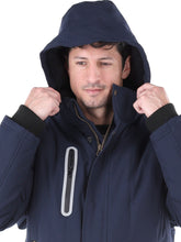 Load image into Gallery viewer, 8754 54 Gold Hooded Utility Jacket