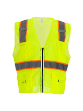Load image into Gallery viewer, 8999 Safety Vest with Pockets & Radio Loop