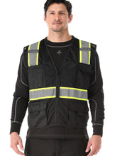 Load image into Gallery viewer, 8999 Safety Vest with Pockets & Radio Loop