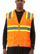 Load image into Gallery viewer, 8636 Orange Safety Vest
