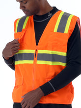 Load image into Gallery viewer, 8636 Orange Safety Vest
