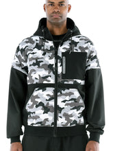 Load image into Gallery viewer, 8725 Camo Diamond Quilted Hooded Jacket
